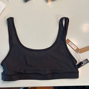 SKIMS NWT Sheer Jelly Scoop Neck Braleette S